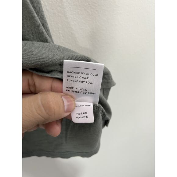 Pact Softspun Green Basic Classic Short Sleeve Organic Cotton T Shirt S Boho Y2K - Picture 6 of 12